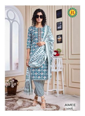 Jt amee pure lawn cotton printed Kurti pants with dupatta set catalogue wholesaler in India  kurtis catalogs
