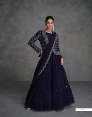 Jugni by Sayuri Designer Real organza Designer lehenga choli with shrug catalogue at affordable rate readymade suit catalogs