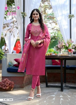 Juhi vol 1 by Mystic 9 Premium Quality Gajji Silk embroidered readymade suit catalogue at affordable rate readymade suit catalogs