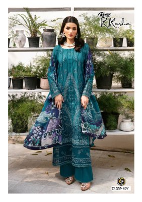 K Kasha Remix BY Keval Fab Heavy Cotton Printed Karachi Suit collection with budget rate readymade suit catalogs