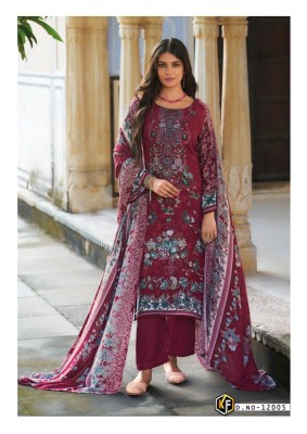 K Kasha vol 12 by Keval Fab Exclusive Designer Unstitched dress material collection with affordable rate dress material catalogs