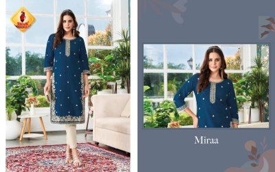 K Kashish vol 33 by Shruti suit Designer Pure cotton Linen kurti catalogue at affordable rate kurtis catalogs