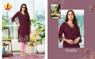 K Kashish vol 33 by Shruti suit Designer Pure cotton Linen kurti catalogue at affordable rate kurtis catalogs