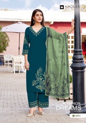 KADLEE Kamyaa  Kurti Palazzo with  Dupatta Fancy Palazzo suit catalogue
