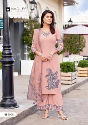 KADLEE Kamyaa  Kurti Palazzo with  Dupatta Fancy Palazzo suit catalogue