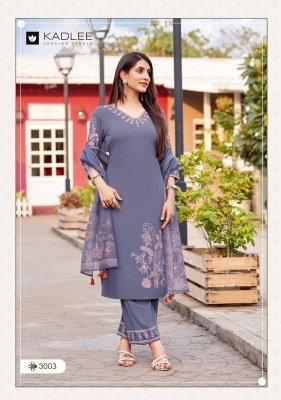 KADLEE Kamyaa  Kurti Palazzo with  Dupatta Fancy Palazzo suit catalogue
