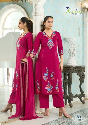 KARISSA ORION A-Line Viscose Kurti Pant Dupatta Set kurti pant with dupatta Catalogs