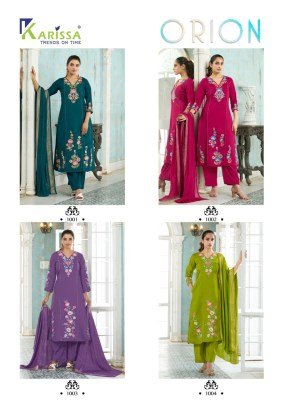 KARISSA ORION A-Line Viscose Kurti Pant Dupatta Set kurti pant with dupatta Catalogs