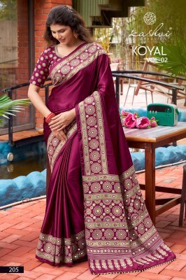 KASHVI CREATION Koyal Vol. 2  Japan Satin Mirror Work Collection sarees catalogs