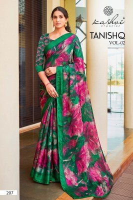 KASHVI CREATION TANISHQ Vol-02 Siya Silk Digital Print sarees catalogs