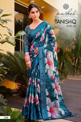 KASHVI CREATION TANISHQ Vol-02 Siya Silk Digital Print sarees catalogs