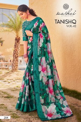 KASHVI CREATION TANISHQ Vol-02 Siya Silk Digital Print sarees catalogs