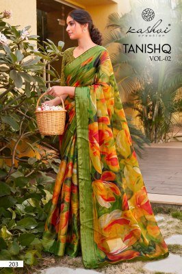 KASHVI CREATION TANISHQ Vol-02 Siya Silk Digital Print sarees catalogs