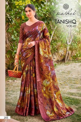 KASHVI CREATION TANISHQ Vol-02 Siya Silk Digital Print sarees catalogs