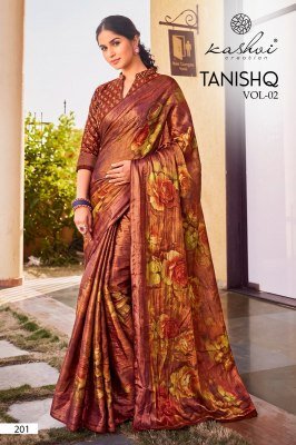 KASHVI CREATION TANISHQ Vol-02 Siya Silk Digital Print sarees catalogs