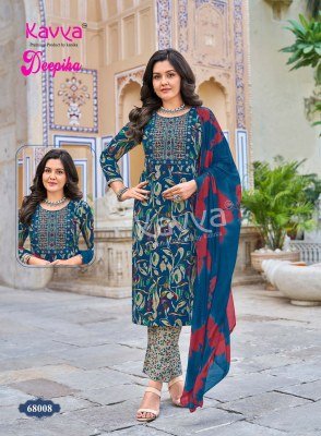 KAVYA DEEPIKA Vol-68 Premium Straight Kurti Pant Nazleen Dupatta  kurti pant with dupatta Catalogs