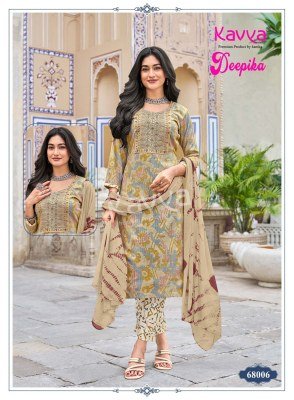 KAVYA DEEPIKA Vol-68 Premium Straight Kurti Pant Nazleen Dupatta  kurti pant with dupatta Catalogs