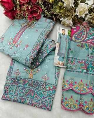 KAVYA KALA Couture BIN-SAEED Vol-11  Embroidery Dress Material dress material catalogs