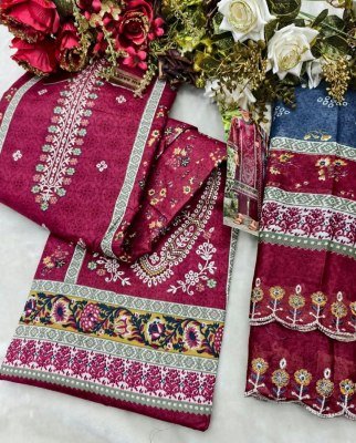 KAVYA KALA Couture BIN-SAEED Vol-11  Embroidery Dress Material dress material catalogs