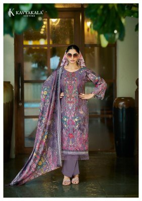 KAVYA KALA Couture RIHAANA Vol-17 Designer Lawn Cotton 3-Piece Suit Set dress material catalogs