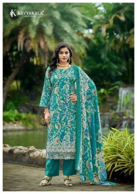 KAVYA KALA NIRMOHI Vol-5 Lawn Cotton Embroidery Dress Material dress material catalogs