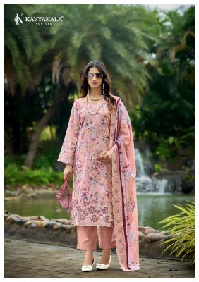 KAVYA KALA NIRMOHI Vol-5 Lawn Cotton Embroidery Dress Material dress material catalogs