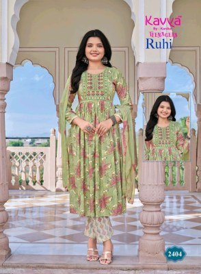 KAVYA Ruhi Vol. 24 Teenage Kurti Pant with Dupatta kurti pant with dupatta Catalogs