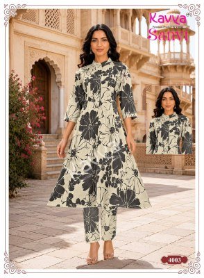 KAVYA Sanvi Vol. 4  Heavy Cotton Co-Ord Set co ord set catalogs
