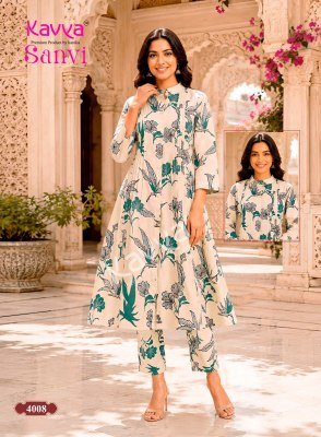 KAVYA Sanvi Vol. 4  Heavy Cotton Co-Ord Set co ord set catalogs