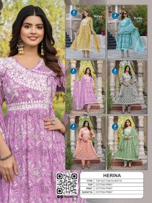 KAYA KURTI HERINA fancy Anarkali suit catalogs