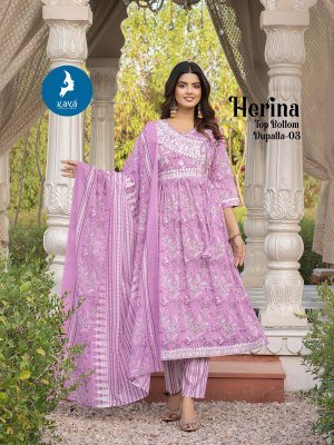 KAYA KURTI HERINA fancy Anarkali suit catalogs