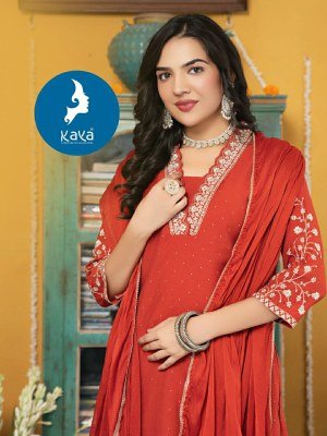KAYA  KURTI  ZIL  ROMAN SILK WITH CHINON CATALOGUE  WHOLESALE RATE  kurtis catalogs