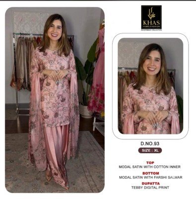 KHAS Modal Satin D.No. 91–96 Kurti Farshi Salwar with Dupatta readymade suit catalogs