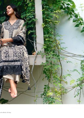 KIMORA Amber Vol-98 Pure Muslin Dress Material with Resham Embroidery & Chinon Dupatta dress material catalogs