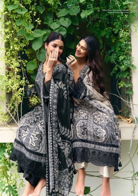 KIMORA Amber Vol-98 Pure Muslin Dress Material with Resham Embroidery & Chinon Dupatta dress material catalogs