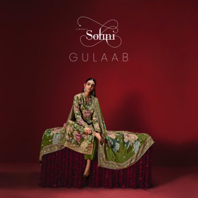 KIMORA Sohni Gulaab Vol-102 Kanjivaram Digital Print Dress Material  