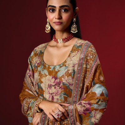 KIMORA Sohni Gulaab Vol-102 Kanjivaram Digital Print Dress Material  dress material catalogs