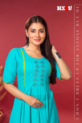 KS4U Ahmadabad by Nayantara ghera kurti catalog with fancy designed at affordable rate  kurtis catalogs