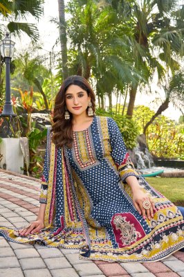 KT 126 by shree fab Pure Muslin digital printed Salwar Kameez collection on Amavi Expo Shree fab