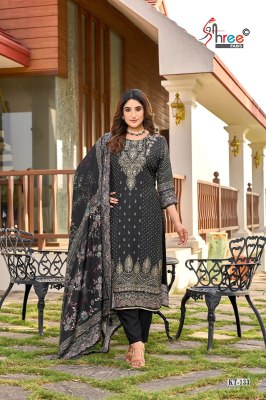 KT 133 by Shree Fab Pure Muslin Digital Printed Dress  material collection on low price dress material catalogs
