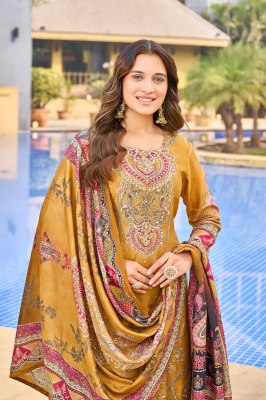 KT 140 by Shree Fab Pure muslin digital printed dress material collection at low rate Shree fab