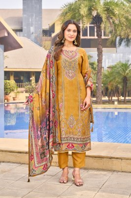 KT 140 by Shree Fab Pure muslin digital printed dress material collection at low rate salwar kameez catalogs