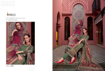 Kabira by IBIZA pure viscorse pashmina digital printed unstitched suit catalogue at low rate salwar kameez catalogs