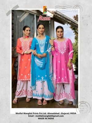 Kadambari by Master Designer embroidered work suit with palazzo collection at affordable rate Master