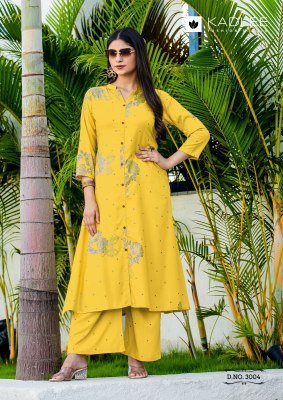 Kadlee Karnee Rayon Printed Top Bottom Set Collection kurtis catalogs