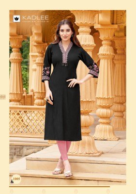 Kadlee Ladlee Vol 2 Heavy Rayon Kurtis with Thread And Handwork kurtis catalogs