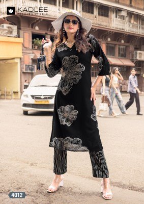 Kadlee Rangoli Vol 2 Rayon Print Coord Set Stylish Rayon Kurti And Bottom 6 Designs  Ethnic Wear Wholesale kurtis catalogs