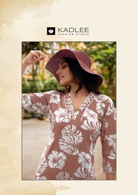 Kadlee Rangoli Vol 3 Rayon Printed Kurti Pant Set (S–3XL) kurti pant with dupatta Catalogs