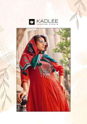 Kadlee Roopam Mull Chanderi Kurti Pant Set with Dupatta (S–3XL) kurti pant with dupatta Catalogs