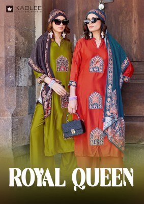 Kadlee Royal Queen Gajji Silk Readymade Suit Set 